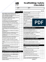 ATLAS Scaffolding Inspection Checklist