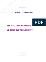 Six Millions de Morts Le Sont-Ils Réelement?