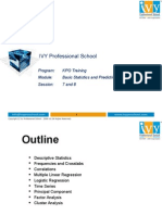 Module - 4 (R Training) - Basic Stats & Modeling