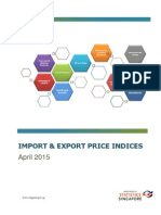 Import & Export Price Indices: April 2015