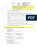 The Exam Include 10 Question - Don't Use Red Pen or A Pencil Question 1: Put ( ) or (×) - Make Your Answer in A Table in The Answer Sheet