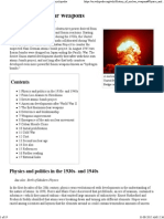 History of Nuclear Weapons - Encyclopedia