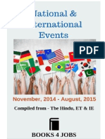 Events of National & International Importance