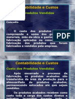 CPV - Custo Dos Produtos Vendidos