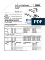 Long-Distance Proximity Sensor: Ordering Information