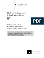 Mathematical Economics