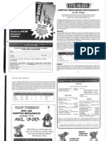 Epic 40k 3rd Edition Adeptus Mechanicus Detachments