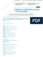 Complete Chords of Hope New Album of Hillsongs