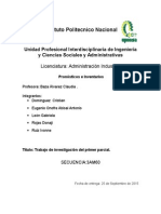 Pronosticos e Inventarios (Primer Parcial)