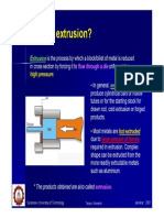 Extrusion and Its Application