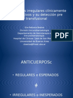 Anticuerpos Irregulares Clínicamente Significativos y Su Detpptx