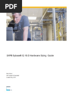 SAP Sybase IQ 16 Hardware Sizing Guide