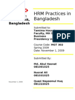 HRM Practices in Bangladesh