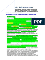 Teoría Ecológica de Bronfenbrenner