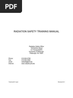 Radiation Safety Training Manual