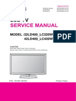 Manual de Servico TV LG - 32ld400