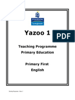 Yazoo 1 Teaching Programme