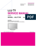 42LF7700 Service Manual