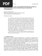 The Revised en 13463-1 Standard For Non-Electrical Equipment For Use in Potentially Explosive Atmospheres