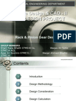 Rack and Pinion Gear Design