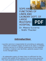 SOPs and Functions of Linen and Laundry Dept