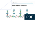 9.1.4.7 Packet Tracer: Situación de División en Subredes 2