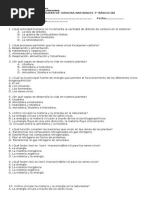 Prueba Ciclos Biogeoquimicos 7° Básico