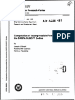 Computation of Incompressible Flow Around The DARPA SUBOFF Bodies