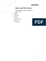 Business and Tax Laws: After Reading This Chapter, You Will Be Conversant With