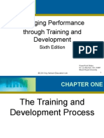 Chapter One - Management Performance Through Training and Development