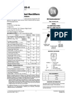 MCR22-6, MCR22-8 Sensitive Gate Silicon Controlled Rectifiers