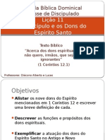 O Discipulo e Os Dons Do Espirito Santo