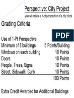 One Point Perspective Rubric