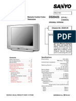 Sanyo Mod. DS20425 NTSC