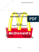 MC Donalds - Supply Chain Management