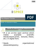 An Introduction To DSpace