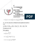 Campo y Potencial Electrico de Dos Esferas Concentricas
