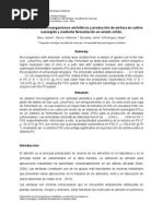 Aislamiento de Microorganismos Amilolíticos y Producción de Amilasa en Cultivo Sumergido y Mediante Fermentación en Estado Sólido