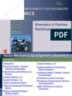 11 Lecture PPT Rectilinear Motion