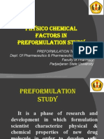 Physico Chem Properties and Preformulation