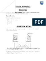 Guía de Aprendizaje - Transformaciones Isometricas - Material Concreto