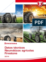 Datos Técnicos Neumáticos Agricolas 2014. Firestone España