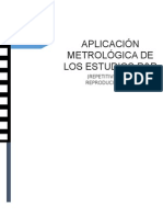 Aplicación Metrológica de Los Estudios R&R