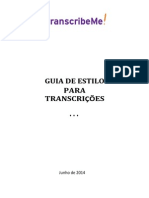 0999 - Guia de Estilo para Transcrições