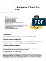 Linux Oracle Installation D Oracle 11g Sous Linux Ubuntu 20335 Ks8izb