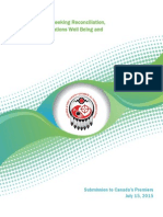 Closing The Gap: Seeking Reconciliation Advancing First Nations Well Being and Human Rights