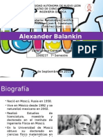 Biografía de Alexander Balankin