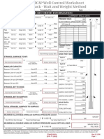 6.1.5 - Well Control Worksheet & Pump Data