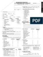 DOCUMENTATION TEMPLATE For Physical Therapy Inpatient Form