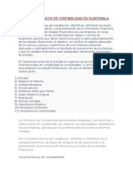 Principios Básicos de Contabilidad en Guatemala